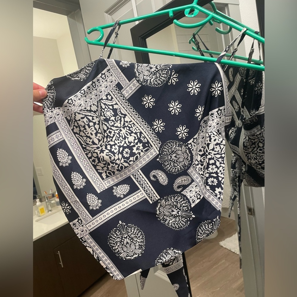 Silk Bandana Top
